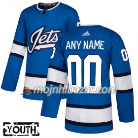 Dresovi Winnipeg Jets Custom Adidas 2018-2019 Alternate Authentic - Dječji